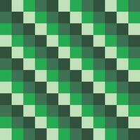 Geometric seamless pattern square with green shade. vector