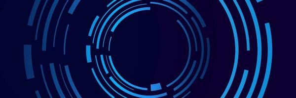 abstract modern  futuristic background with circle of technology vector