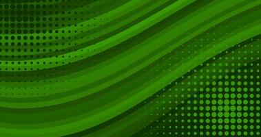 abstract green background with lines and halftone vector