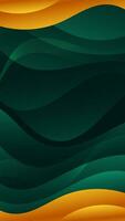 Abstract background luxury green color with wavy lines and gradients is a versatile asset suitable for various design projects such as websites, presentations, print materials, social media posts vector