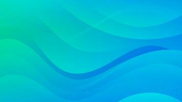 Abstract Green blue Background with Wavy Shapes. flowing and curvy shapes. This asset is suitable for website backgrounds, flyers, posters, and digital art projects. vector