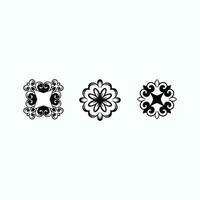 vintage ornament elements set of engraved motifs in vector format