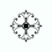 vintage ornament mandala elements set of engraved motifs in vector format