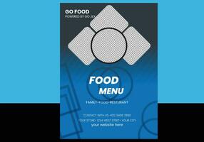 Food Flyer Design Template vector