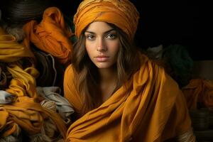 AI generated Empowering artisans handmade crafts promoting feminist ideals, empowering women images photo