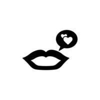 I love you concept line icon. Simple element illustration. I love you concept outline symbol design. vector