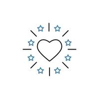 passion concept line icon. Simple element illustration. passion concept outline symbol design. vector