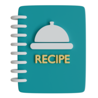 recept boek 3d icoon. png