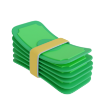 efectivo dinero haz 3d icono png