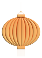 Chinese new year lantern sign 3d symbol decoration element png