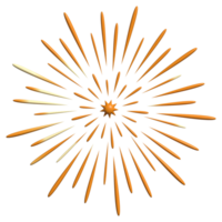 Firework symbol chinese new year decoration element png