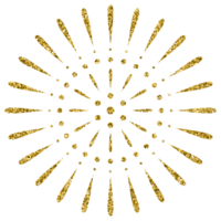 Firework symbol chinese new year decoration element png