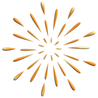 Firework symbol chinese new year decoration element png