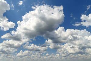 Beauty fluffy clouds. Scenic view. Natural background photo