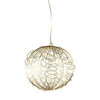 Luxury christmas golden ball hanging element. vector