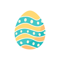 Easter eggs decorated with colorful patterns For an Easter egg search activity with the kids. png