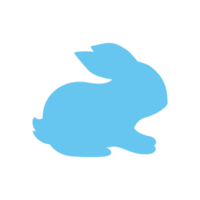 Silhouette von das Ostern Hase im verschiedene Posen. Ostern Ei Festival Gruß Karte dekorativ Elemente png