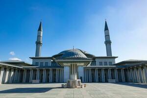 Ali Kuscu Mosque view from courtyard. Ramadan or islamic concept photo