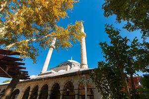 Atik Valide Mosque in Uskudar Istanbul. Islamic background photo