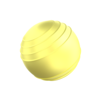 3d rendering of gym fitness ball png