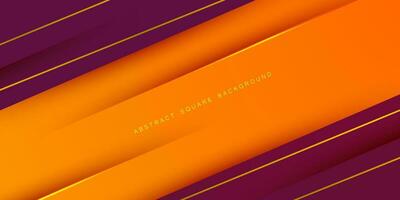 Modern abstract orange and purple background with light and shadows. Eps10 vector illustration