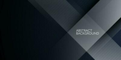 Abstract overlap dark gray geometric gradient square design layers background with lines, shadow, and lights. Eps10 vector