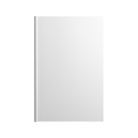 AI generated Blank book isolated on a transparent background png