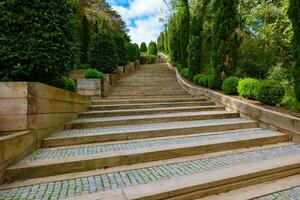 Haciosman or Ataturk City Forest stairs. photo