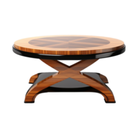 AI generated Coffee table isolated on transparent background png