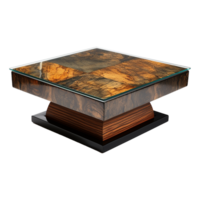 AI generated Coffee table isolated on transparent background png