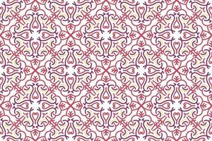 oriental pattern. White and purple background with Arabic ornaments. Pattern, background and wallpaper for your design. Textile ornament. Vector illustration.