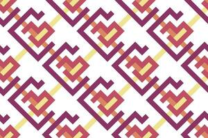 Geometric seamless patterns. Abstract geometric hexagonal graphic design print 3d cubes pattern. Seamless geometric cubes pattern. vector