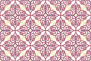 oriental pattern. White and purple background with Arabic ornaments. Pattern, background and wallpaper for your design. Textile ornament. Vector illustration.