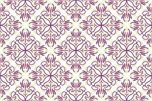 oriental pattern. White and purple background with Arabic ornaments. Pattern, background and wallpaper for your design. Textile ornament. Vector illustration.