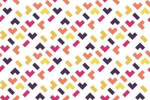 geometric seamless pattern. Abstract graphic background with squares, lines, grid. Simple geo texture. Ethnic style ornament. Repeat vintage design for decor, print vector