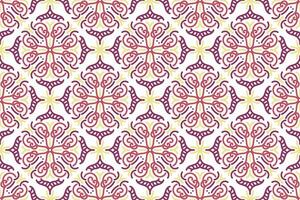 oriental pattern. White and purple background with Arabic ornaments. Pattern, background and wallpaper for your design. Textile ornament. Vector illustration.