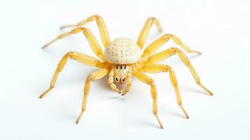 AI generated Photo of Crab Spider isolated on white background. Generative AI