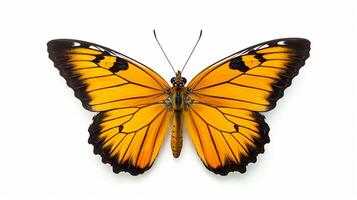 AI generated Photo of Butterfly isolated on white background. Generative AI