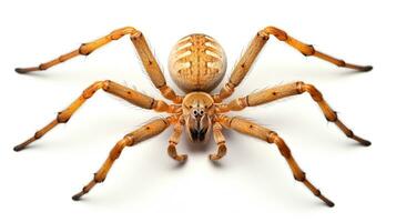 AI generated Photo of Crab Spider isolated on white background. Generative AI