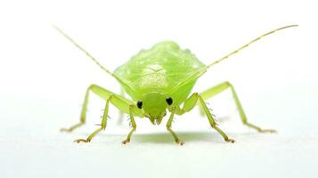 AI generated Photo of Aphid isolated on white background. Generative AI