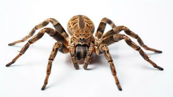 AI generated Photo of Fishing Spider isolated on white background. Generative AI