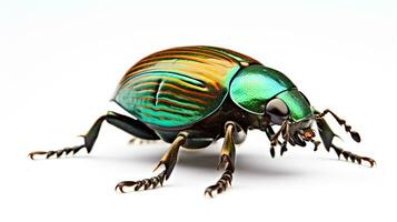 AI generated Photo of June Bug isolated on white background. Generative AI