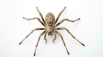 AI generated Photo of Nursery Web Spider isolated on white background. Generative AI