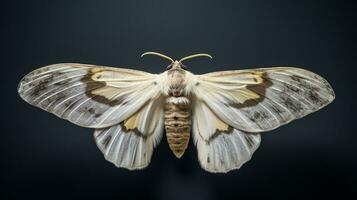 AI generated Photo of Jumping Bean Moth isolated on white background. Generative AI