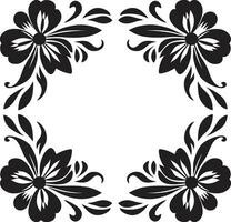 Abstract Petal Array Vector Tile Emblem Geometric Blossom Black Logo Icon