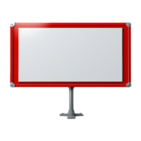 AI generated Blank Road sign board isolated on transparent background png