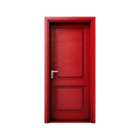 AI generated Door interior isolated on transparent background png