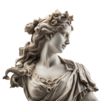 AI generated Antique statue isolated on transparent background png