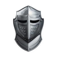 AI generated Medieval shield isolated on transparent background png