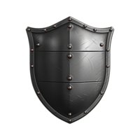 AI generated Knight shield isolated on transparent background png